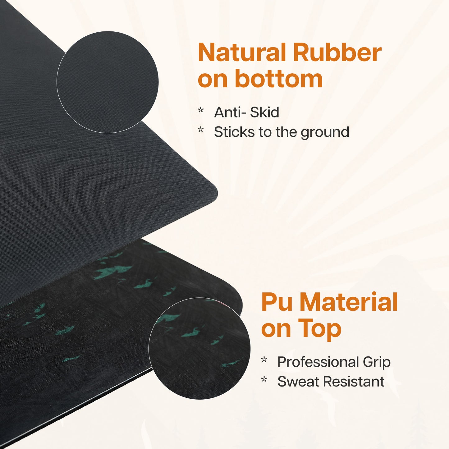PU Printed Mat 6 mm- Arabian Morning