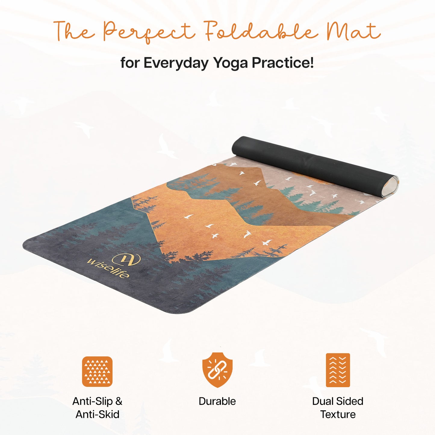 Travel Yoga Mat 1 mm- Arabian Morning