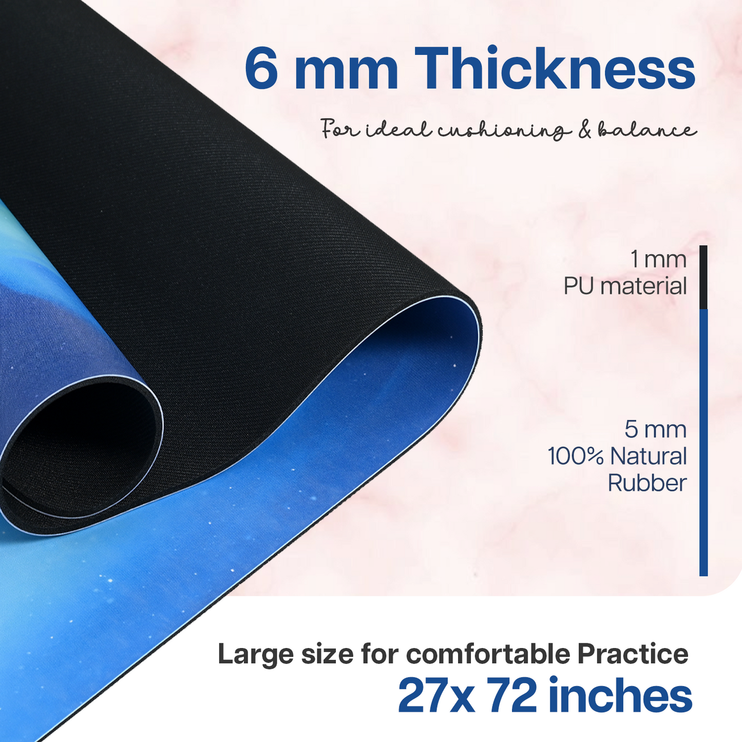 PU Printed Mat 6 mm- Northern Light