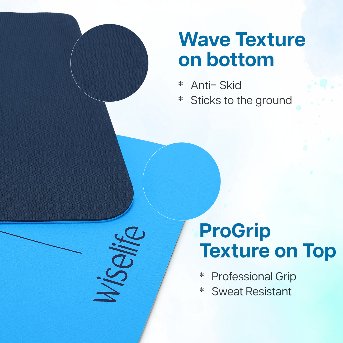 Dual Layer Alignment Yoga Mat