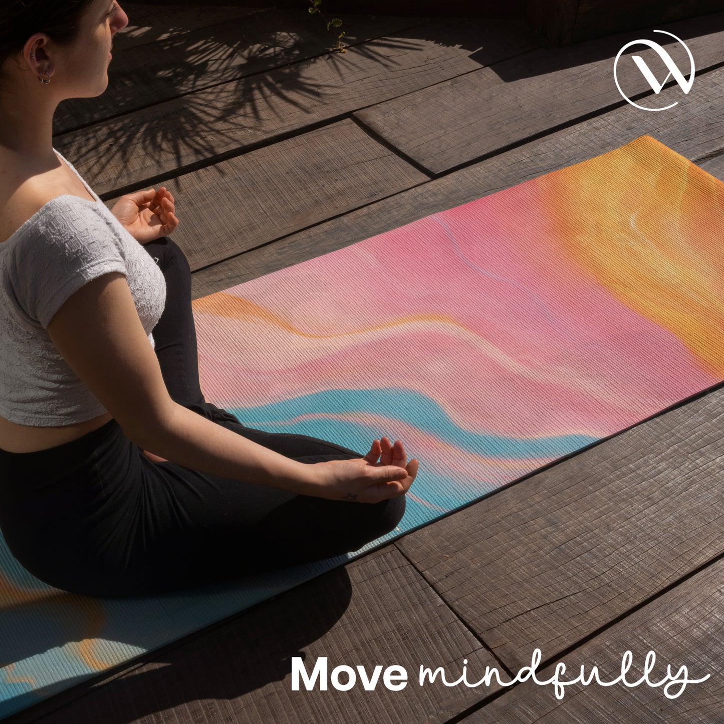 PU Printed Mat 6 mm- Abstract Marble