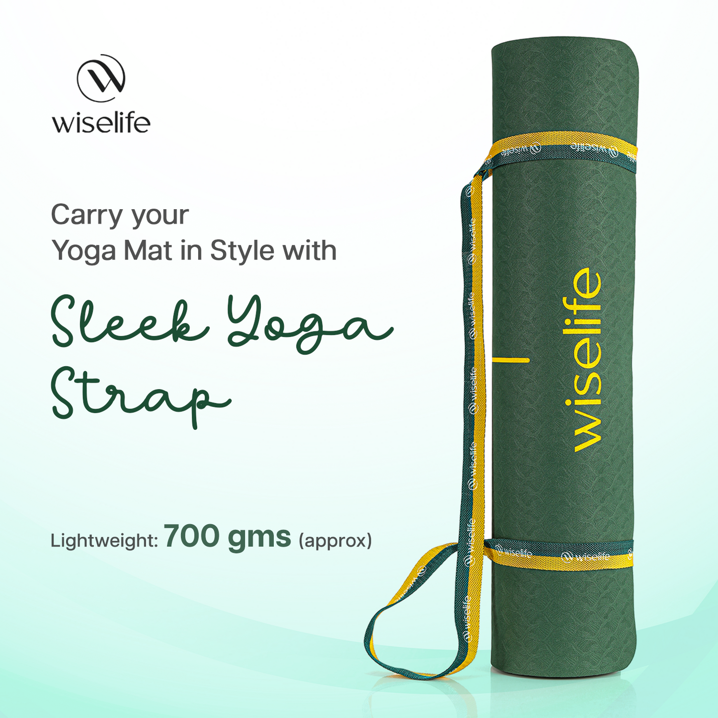 True Alignment Yoga Mat 6 mm-Green