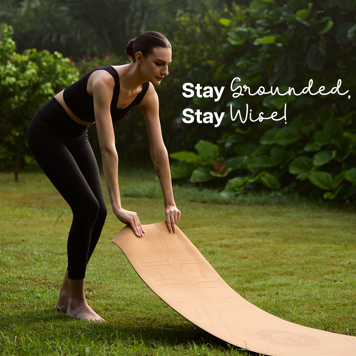 Cork and Natural Rubber Yoga Mat 6 mm
