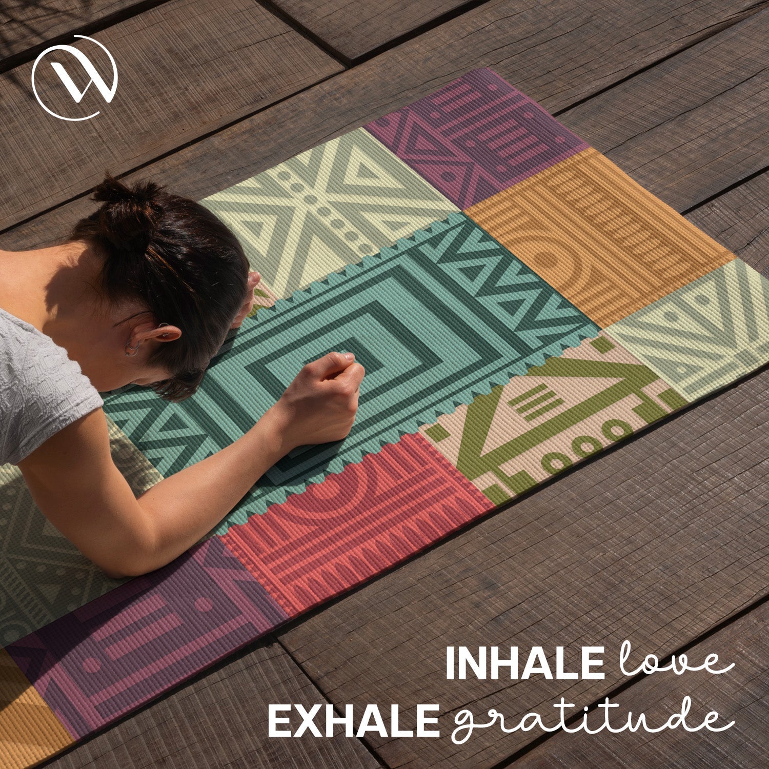 Microfibre and Natural Rubber Yoga Mat