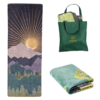 Travel Yoga Mat-Foldable-Arabian Night-1 mm thickness-with carry bag