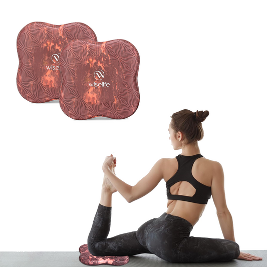 Yoga Knee Pad Pair-Maroon