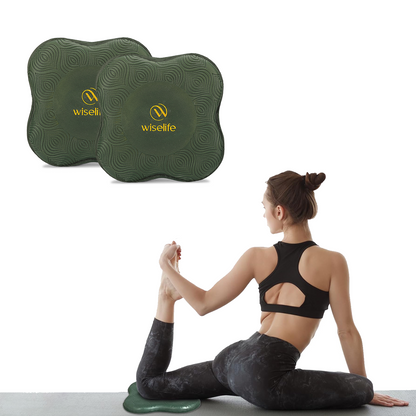 Yoga Knee Pad Pair-Green
