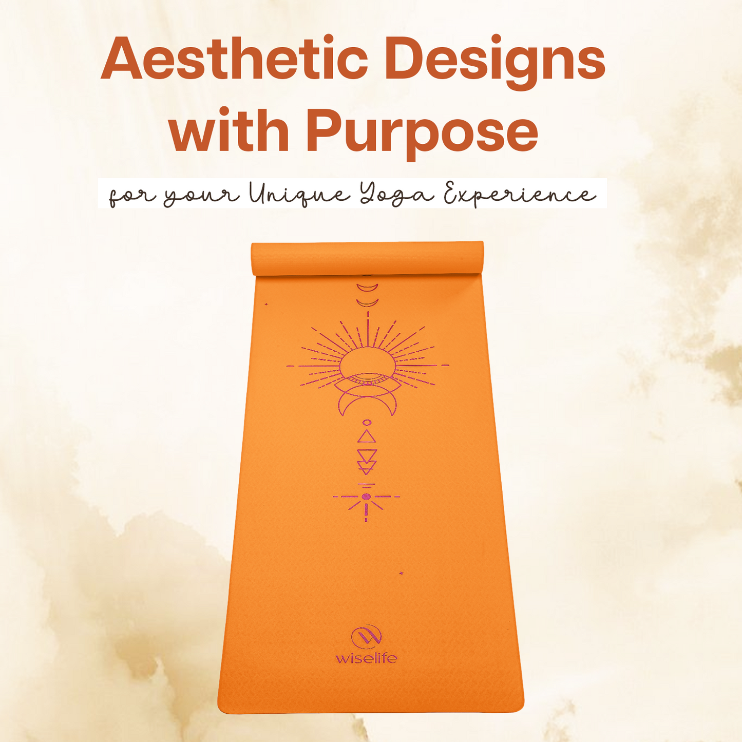 Printed Yoga Mat 6 mm- Eclipse