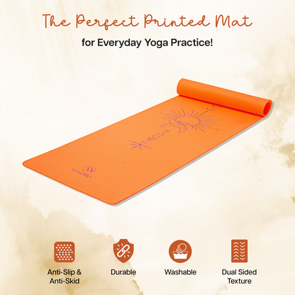 Printed Yoga Mat 6 mm- Eclipse