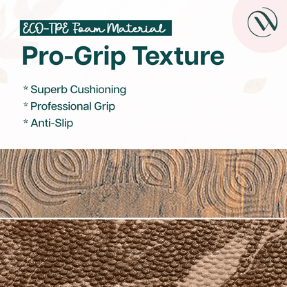 Yoga Knee Pad Pair-Brown Marble