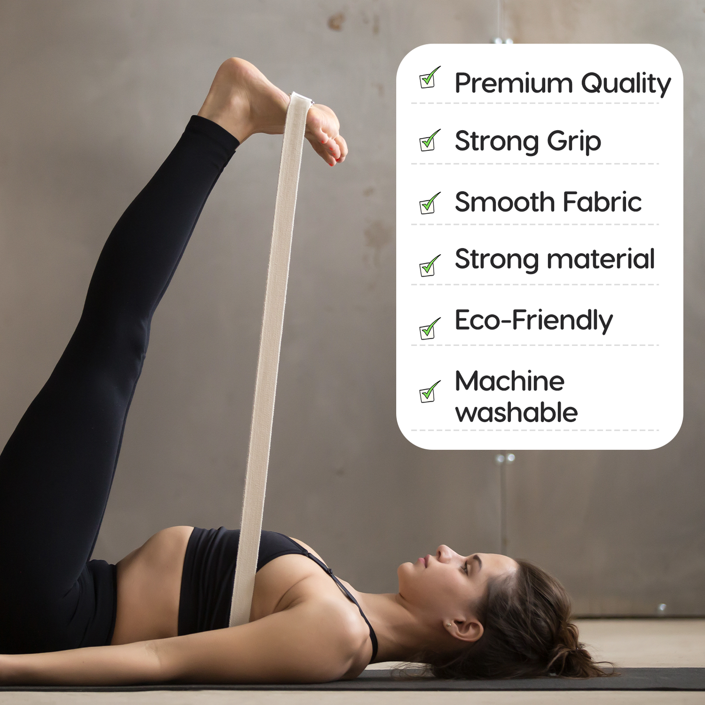 Yoga Belt-Beige