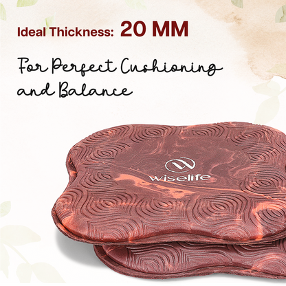 Yoga Knee Pad Pair-Maroon