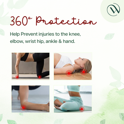 Yoga Knee Pad Pair-Green