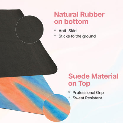 Travel Yoga Mat 1 mm- Abstract Marble