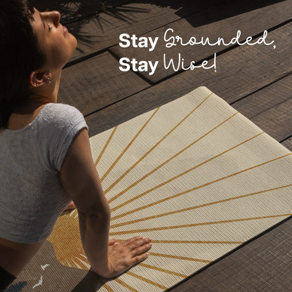 Travel Yoga Mat 1 mm- Arabian Morning