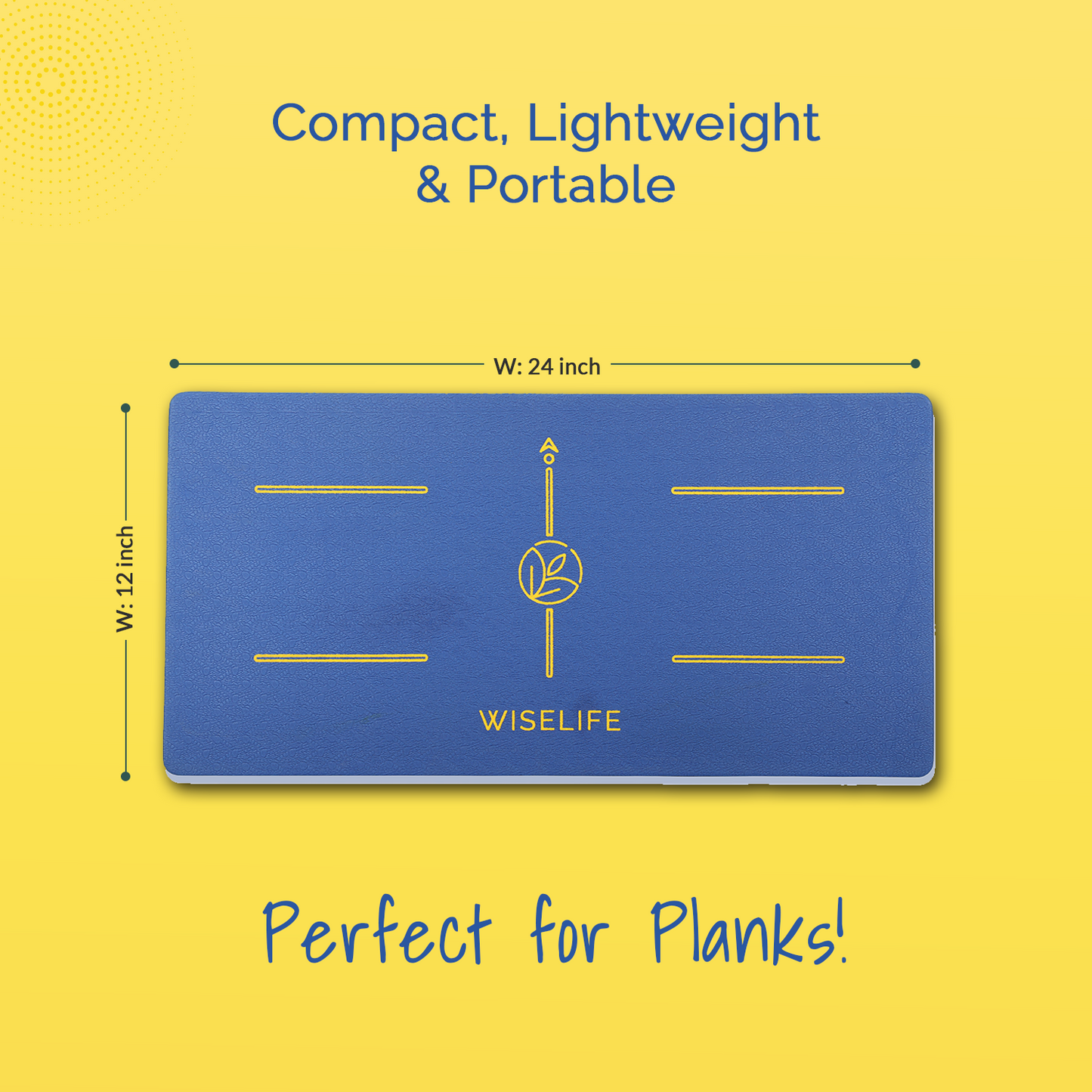 Yoga Cushion Pad-Blue