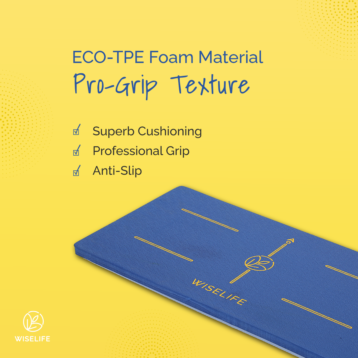 Yoga Cushion Pad-Blue