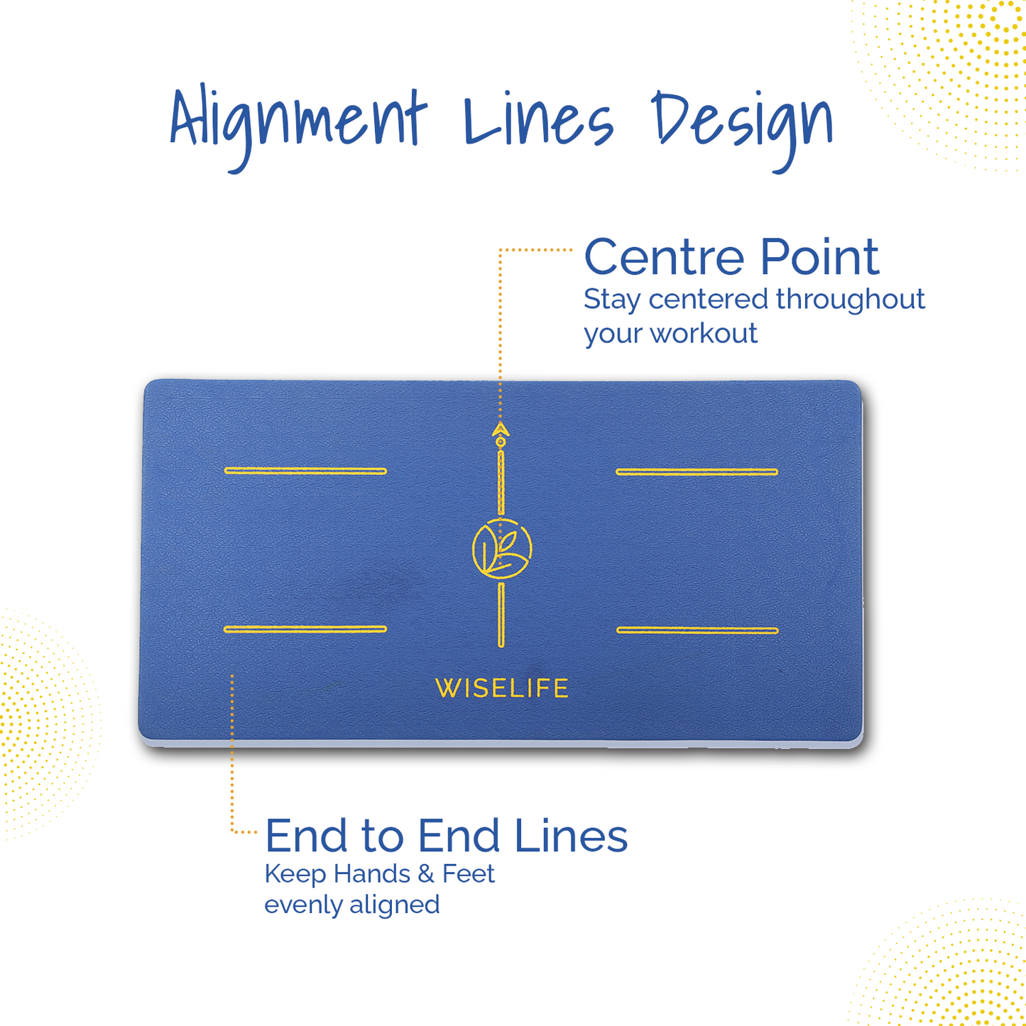 Yoga Cushion Pad-Blue