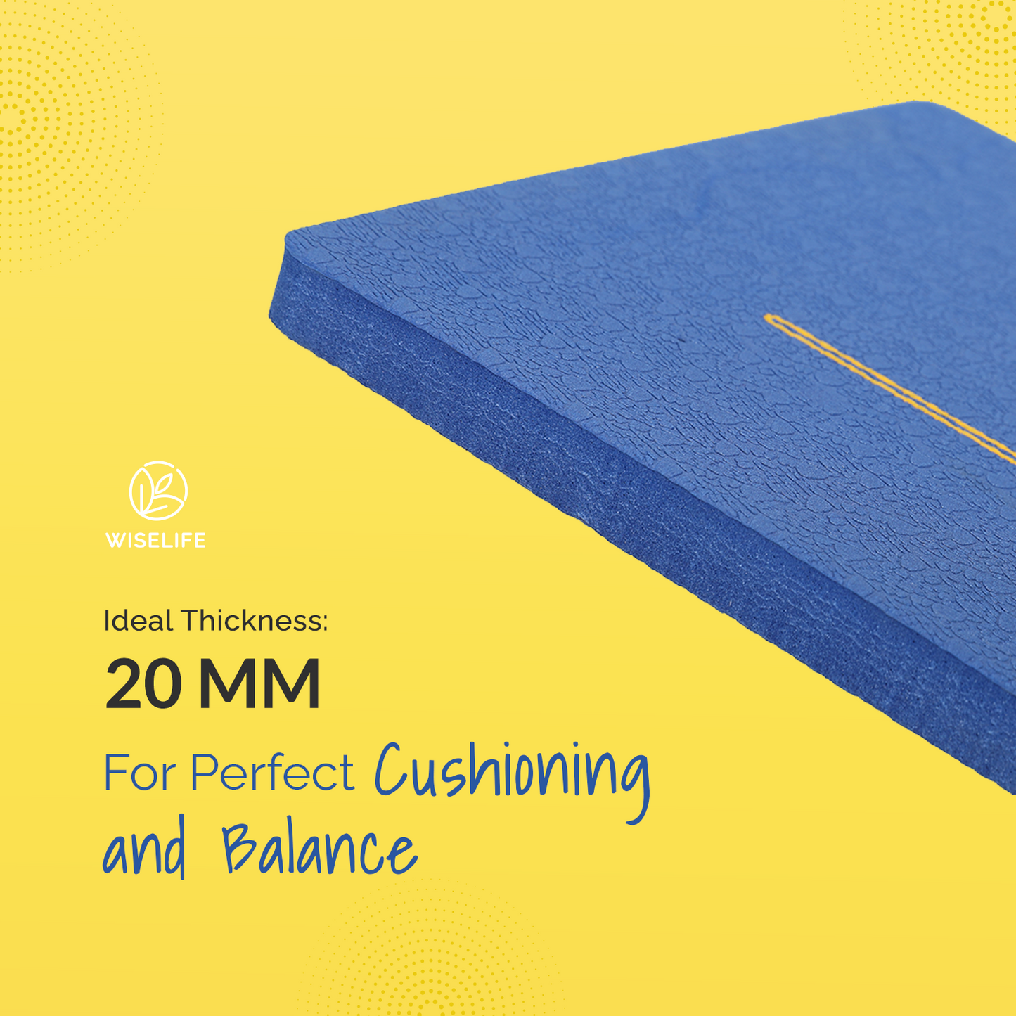 Yoga Cushion Pad-Blue