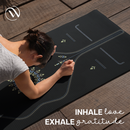 PU Printed Mat 6 mm- Frosted Black