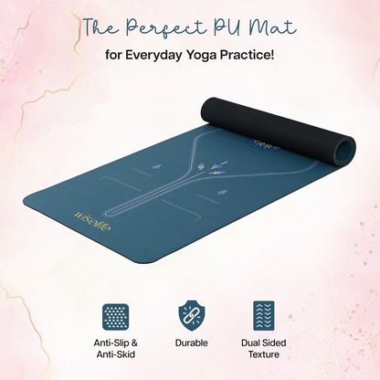 PU Printed Mat 6 mm- Frosted Blue
