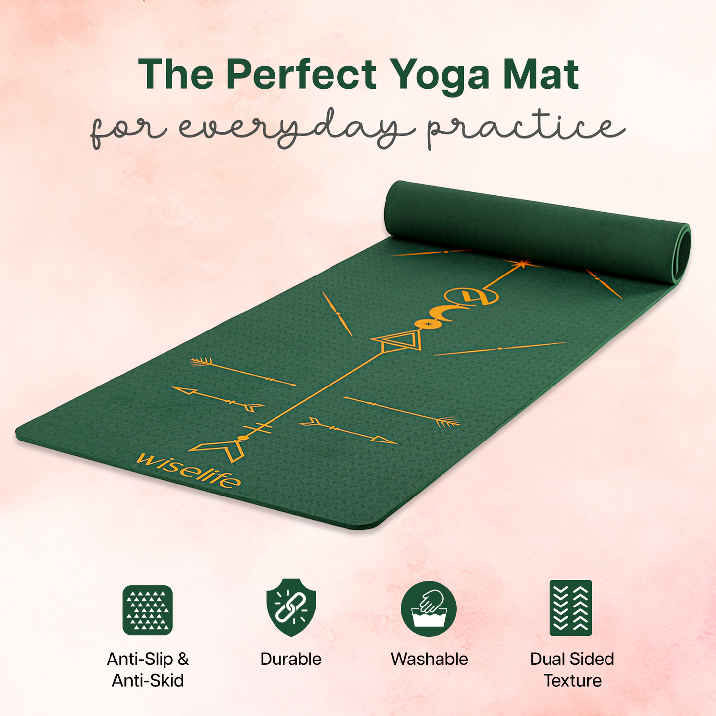 BOHO Alignment Yoga Mat