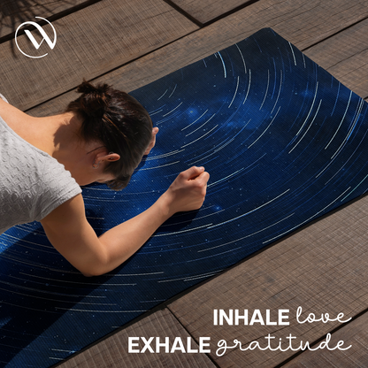 Premium Printed Mat-Night Sky-Extra Wide and ideal thickness