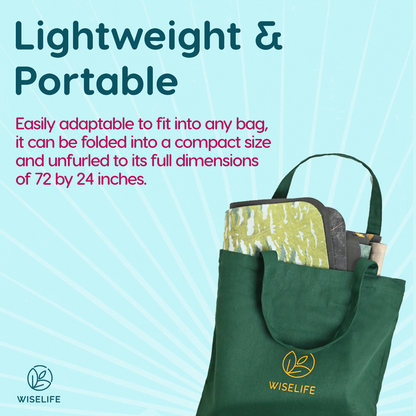 Travel Yoga Mat-Foldable-Arabian Night-1 mm thickness-with carry bag