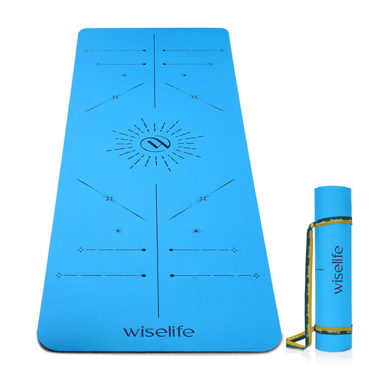 Dual Layer Alignment Yoga Mat
