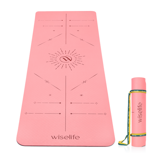 Dual Layer Alignment Yoga Mat