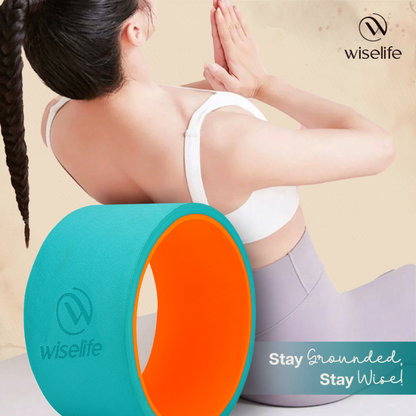 Yoga Wheel- Teal and Orange